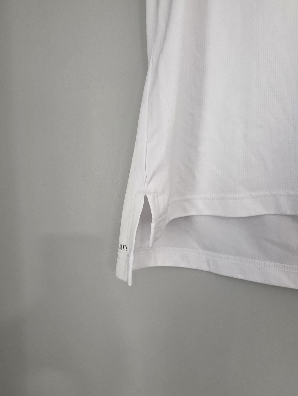 adidas White Tank Top with Black Logo - Picture 2 of 7